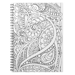 Cuaderno Hágalo usted mismo colorear página