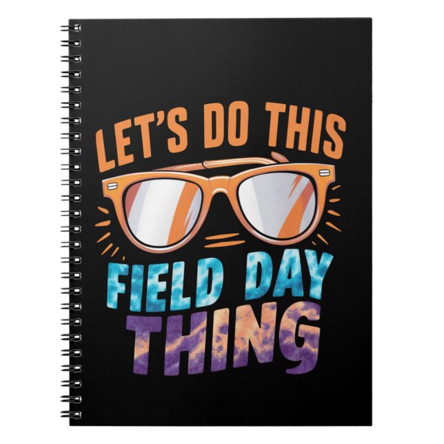 Cuaderno Hagamos Este Día de Campo Gafas de sol Profesor (Frente)