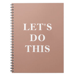 Cuaderno Hagámoslo: portátil clásico de 6,5" x 8,75"