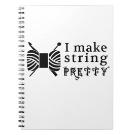 Cuaderno Hago artesanías de Bonito de cuerdas y yarn
