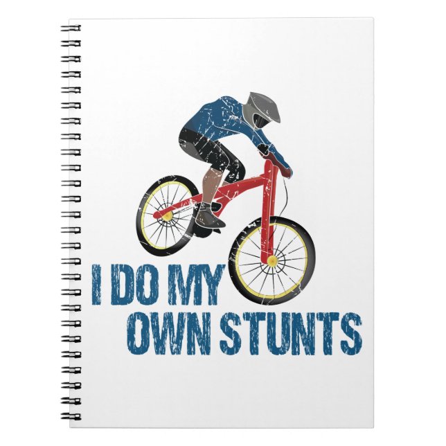 Cuaderno Hago mi propia cosecha en bicicleta de montaña (Frente)