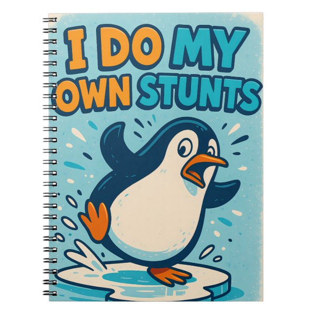 Cuaderno Hago mi propio bloc de notas pingüino (Frente)