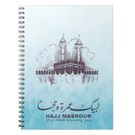 Cuaderno Hajj Mabrour, Umrah Mubarak en La Meca Arabia Saud