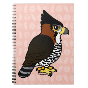 Cuaderno Halcón-Eagle adornado