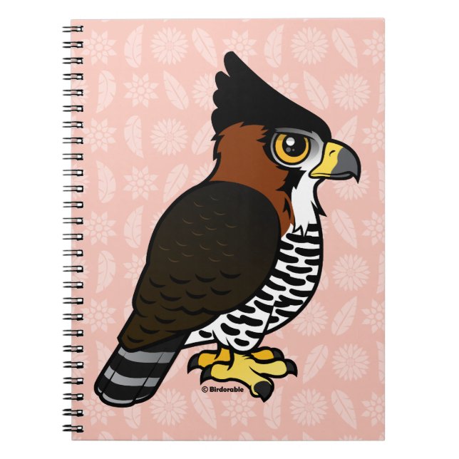 Cuaderno Halcón-Eagle adornado (Frente)