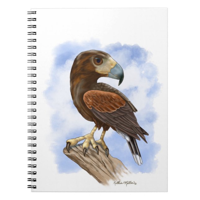 Cuaderno Halconcito de Harris Al Acecho Caricatura	 (Frente)