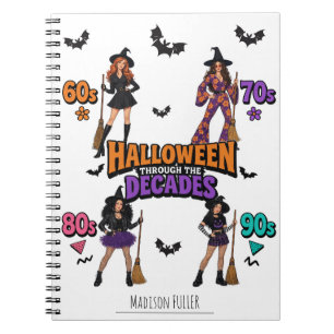 Cuaderno Halloween a través de las décadas Personalizado