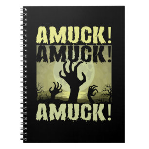 Cuaderno Halloween Amuck Amuck Halloween Cumpleaños