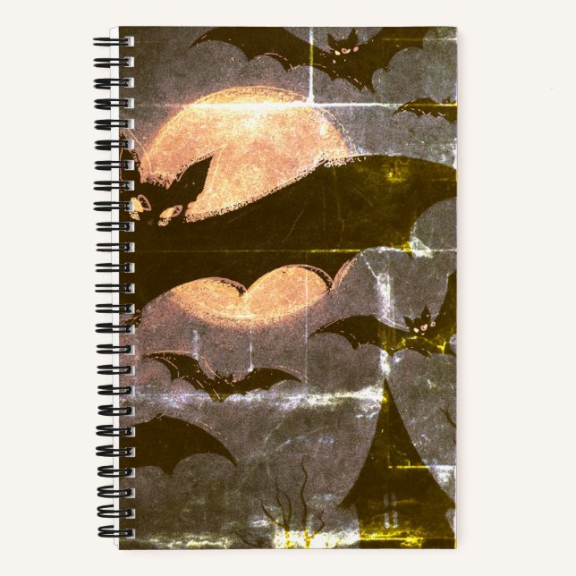 Cuaderno Halloween Bat Moon (Anverso)