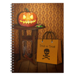 Cuaderno Halloween Calabaza Trick or Trete