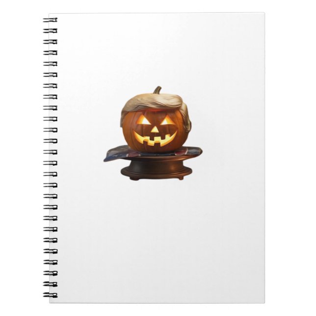 Cuaderno Halloween, Calabaza Trumpkin, hacer grande Hallowe (Frente)