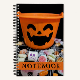 Cuaderno Halloween Candy Jack o'lantern Fun
