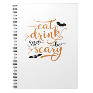 Cuaderno Halloween Come Come Y Sé Espantoso Creativo Casual