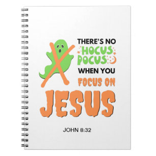 Cuaderno Halloween cristiano NO HOCUS POCUS