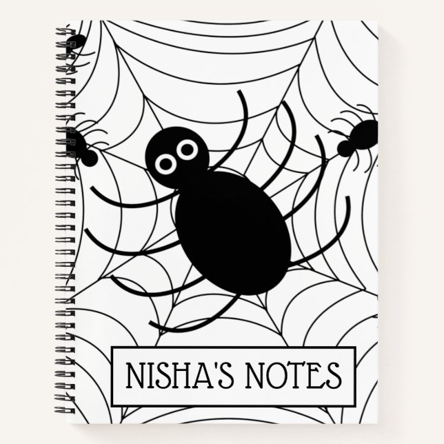 Cuaderno Halloween de Black Spider (Anverso)