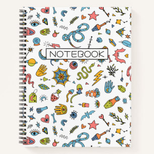 Cuaderno Halloween de brujería mágica espeluznante