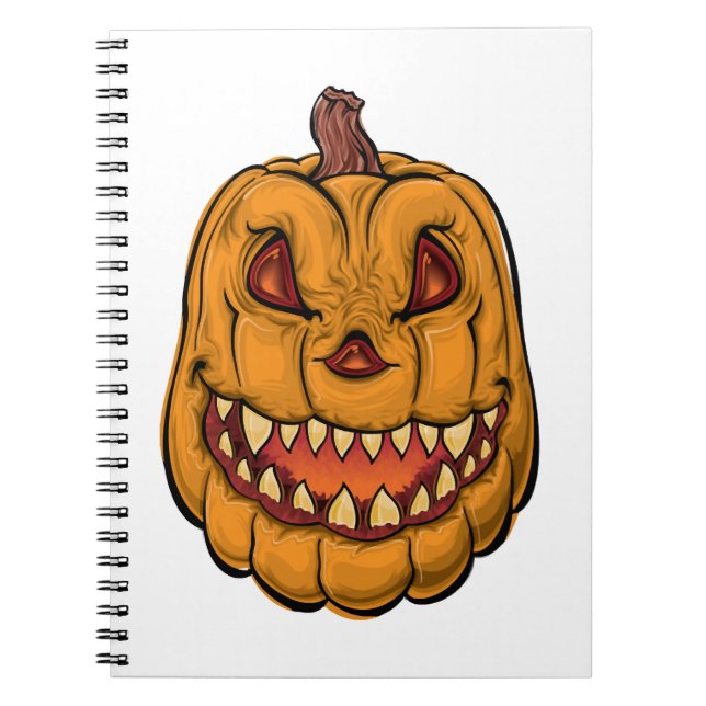 Cuaderno Halloween de calabaza (Frente)