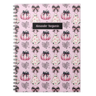 Cuaderno Halloween de calabaza fantasma