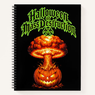 Cuaderno Halloween de Destrucción Nuclear Jack-o'-Lant