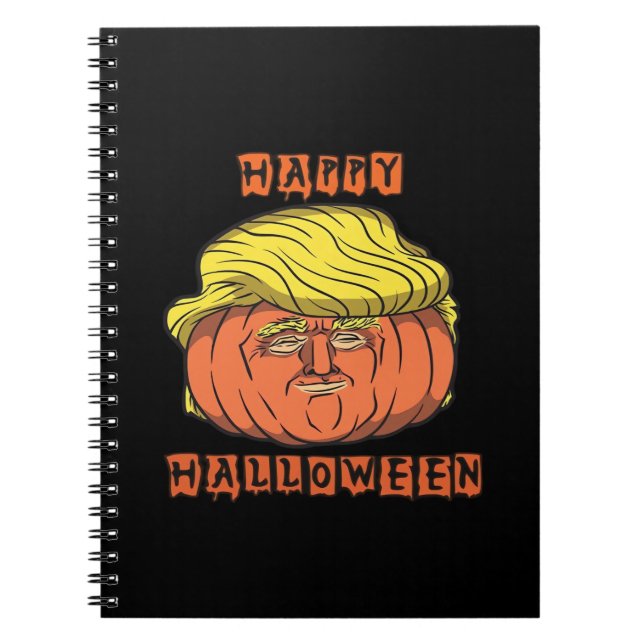 Cuaderno Halloween de Funny Donald Pumpkin (Frente)