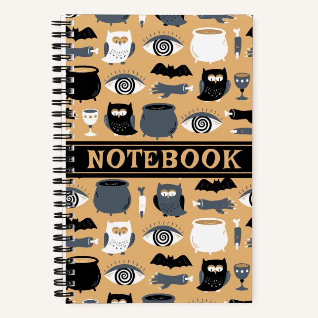 Cuaderno Halloween de horror espeluznante (Anverso)