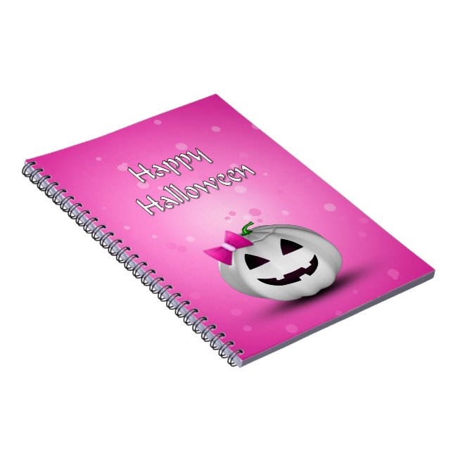 Cuaderno Halloween de la Calabaza Blanca (Lado Derecho)