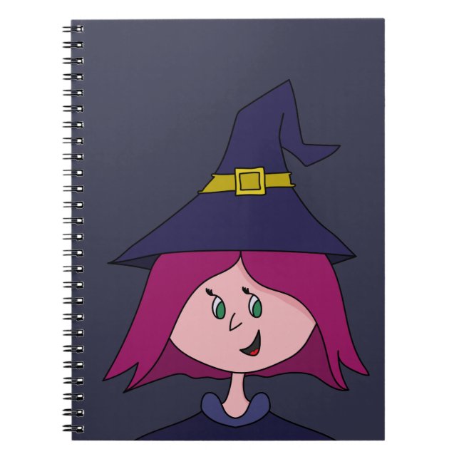 Cuaderno Halloween de la joven bruja (Frente)