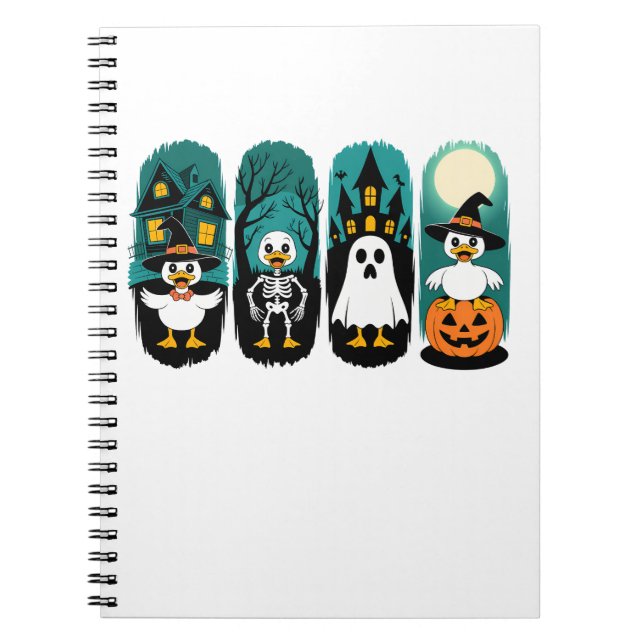 Cuaderno Halloween de temporada de fantasía (Frente)