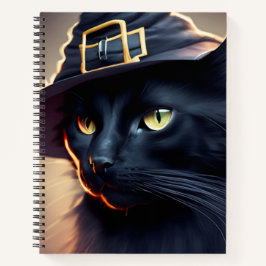 Cuaderno Halloween del gato negro