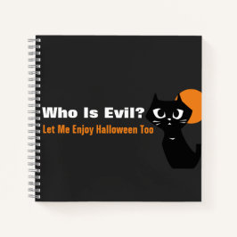 Cuaderno Halloween del gato negro