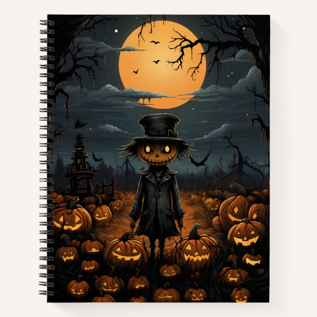 Cuaderno Halloween del Rey de las calabazas (Anverso)