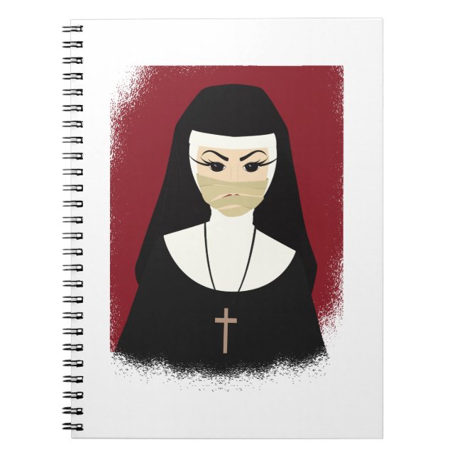 Cuaderno Halloween Devil Nun Gift For Dark Sister Lover (Frente)