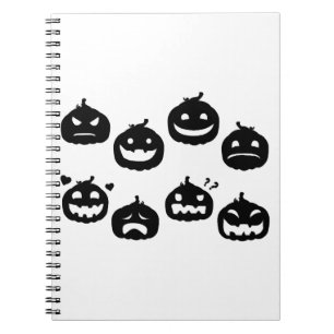 Cuaderno Halloween divertida Halloween ofrece calabazas par