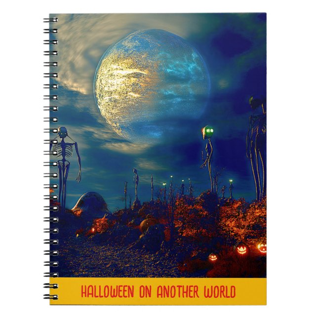Cuaderno Halloween en otro Mundo (Frente)