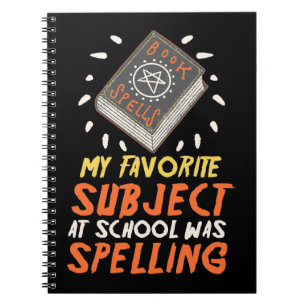 Cuaderno Halloween es mi asignatura favorita en la escuela