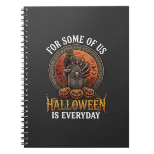 Cuaderno Halloween Es Todos Los Días Mano De Monstruo Lápid