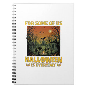 Cuaderno Halloween Es Todos Los Días Zombies Fogata Cemente