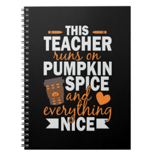 Cuaderno Halloween Este Profesor Corre Con Especie De Calab