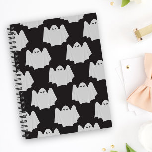 Cuaderno Halloween, Fantasma Espantoso, Truco o Trato, Buu