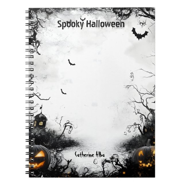 Cuaderno Halloween fantasmal (Frente)
