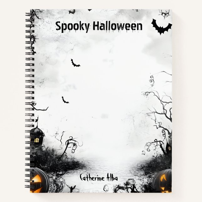 Cuaderno Halloween fantasmal (Anverso)