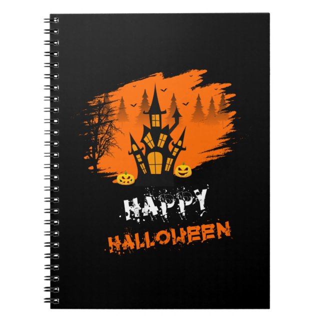 Cuaderno Halloween Feliz cumpleaños de Halloween (Frente)