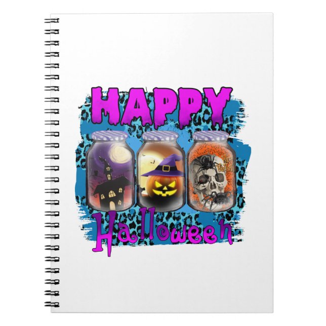 Cuaderno Halloween Feliz cumpleaños de Halloween (Frente)