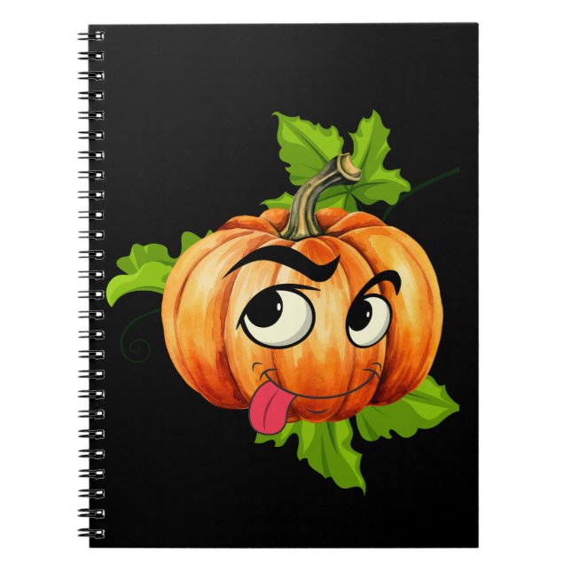Cuaderno Halloween Funny Pumpkin Face (Frente)