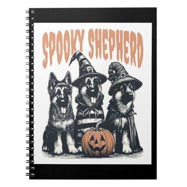 Cuaderno Halloween German Shepherd.jpg (Frente)