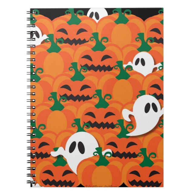 Cuaderno Halloween Halloween Parche De Fantasmas (Frente)