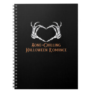 Cuaderno Halloween Haunted Heart Skeletal Bone Chilling Cla