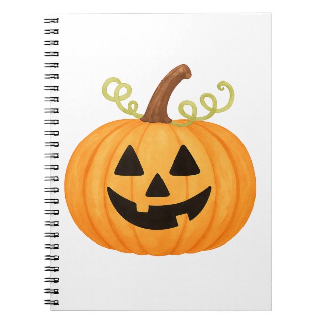 Cuaderno Halloween Jack-o’-Lantern (Frente)