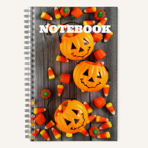 Cuaderno Halloween Jack o'lantern Candy Corn