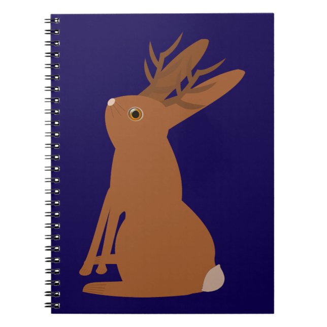Cuaderno Halloween Jackalope Trick o Trete (Frente)